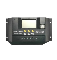 Контроллер заряда для солнечных батарей CM3024Z 12/24V 30A